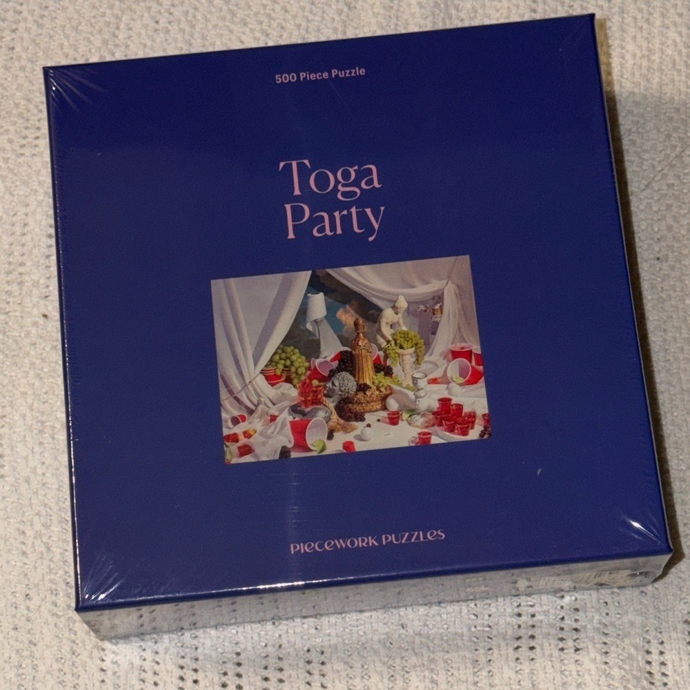 Piecework Puzzles Toga Party 500 Piece Jigsaw Puzzle Carl Ostberg Art NEW